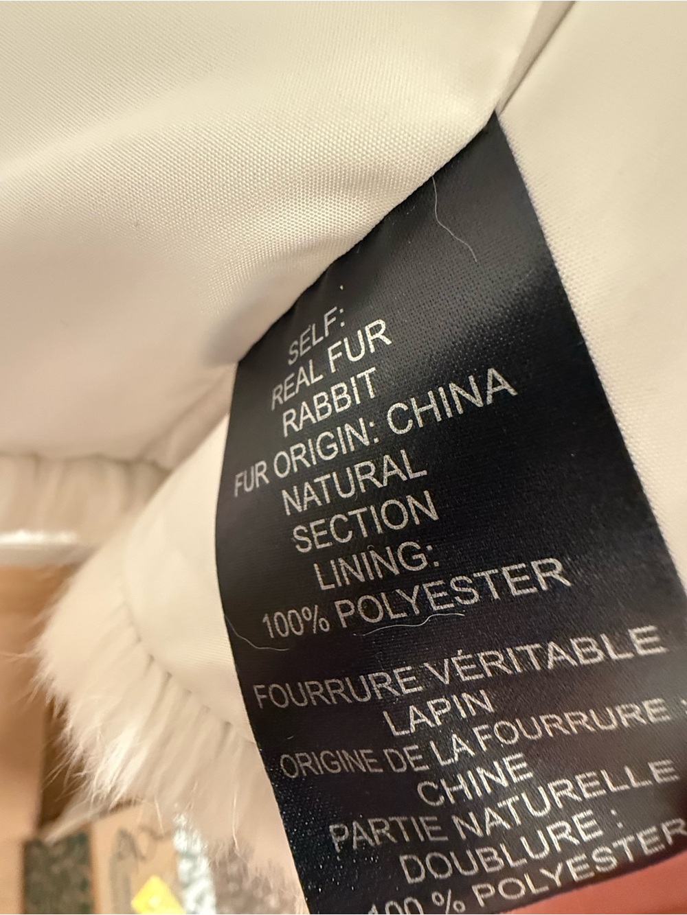 Women’s Adrienne Landau real fur bolero. Size L (size 6-10). Luxurious NWT. - Picture 4 of 9